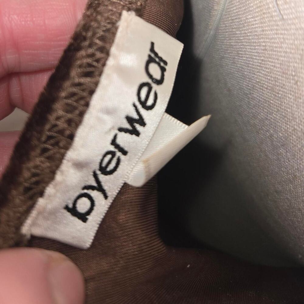 Chocolate brown byerwear crushed velvet - Picture 5 of 5